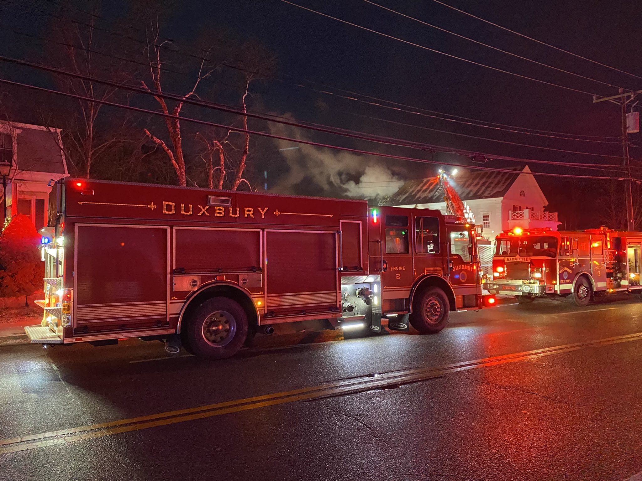 Crews Responding To Marshfield Fire, Road Closure In Effect | WATD 95.9 FM