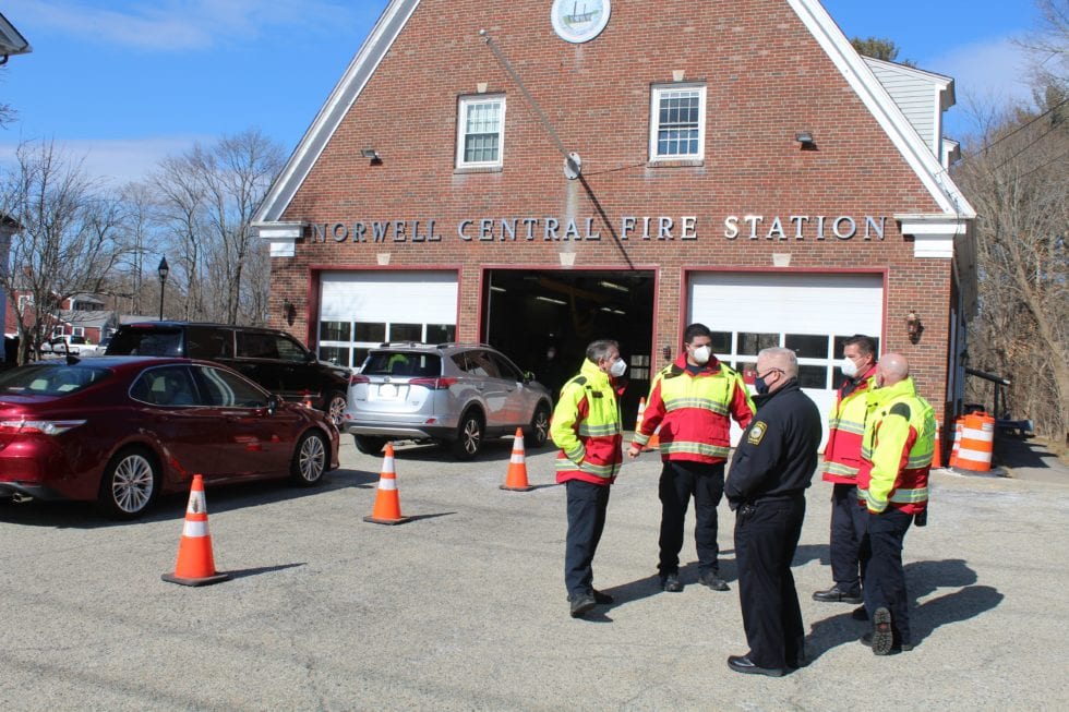 After Successful DriveThru Clinics, Norwell Fire Department Idling for