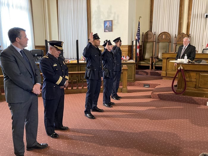 Brockton Holds Graduations, New Officers As COVID Numbers Ease