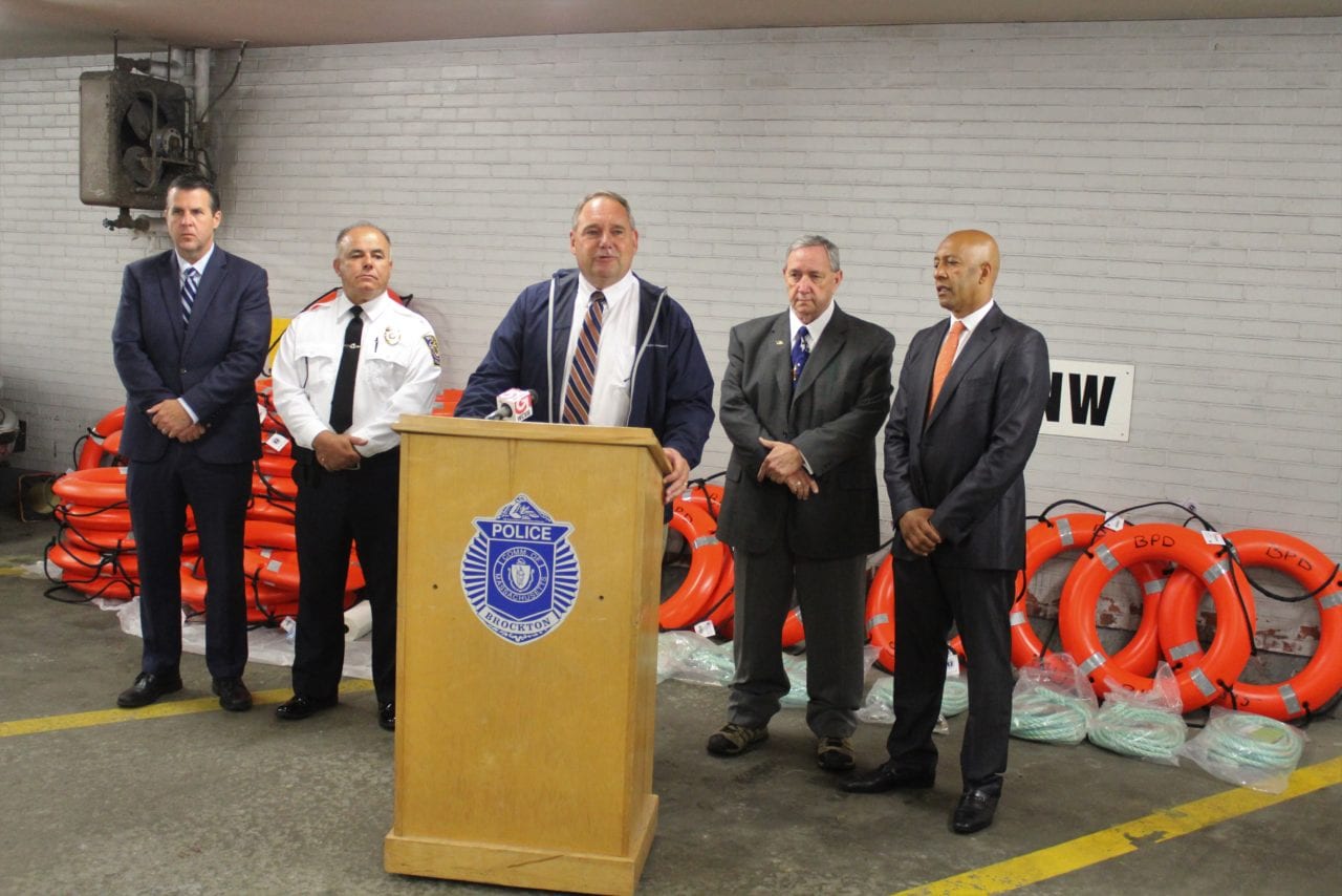 Brockton PD, Housing Authority Team Up to Equip Cruisers with New