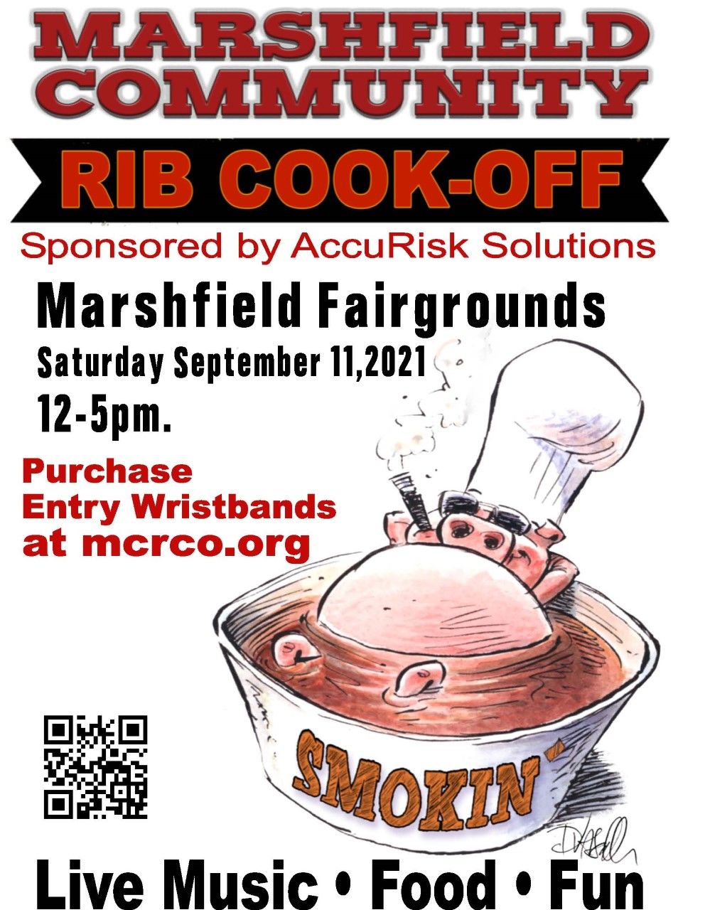 Rib CookOff 2021 at the Marshfield Fairgrounds WATD 95.9 FM
