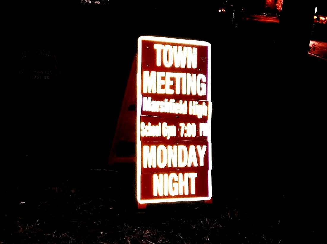 Marshfield To Hold Special & Annual Town Meeting Monday Night WATD 95