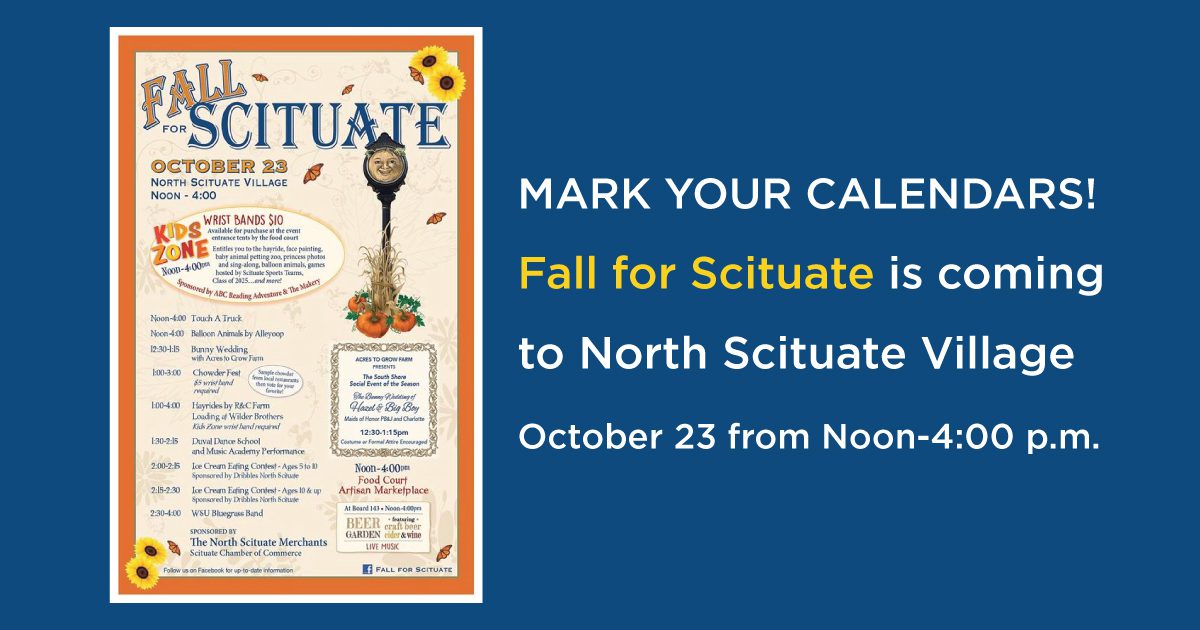 Fall for Scituate Event October 23rd WATD 95.9 FM