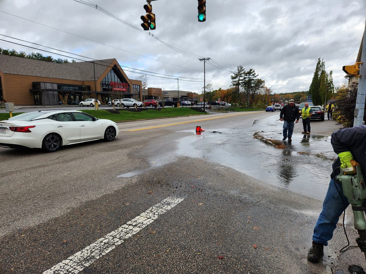 Water Main Break On Route 53 In Hanover WATD 95.9 FM