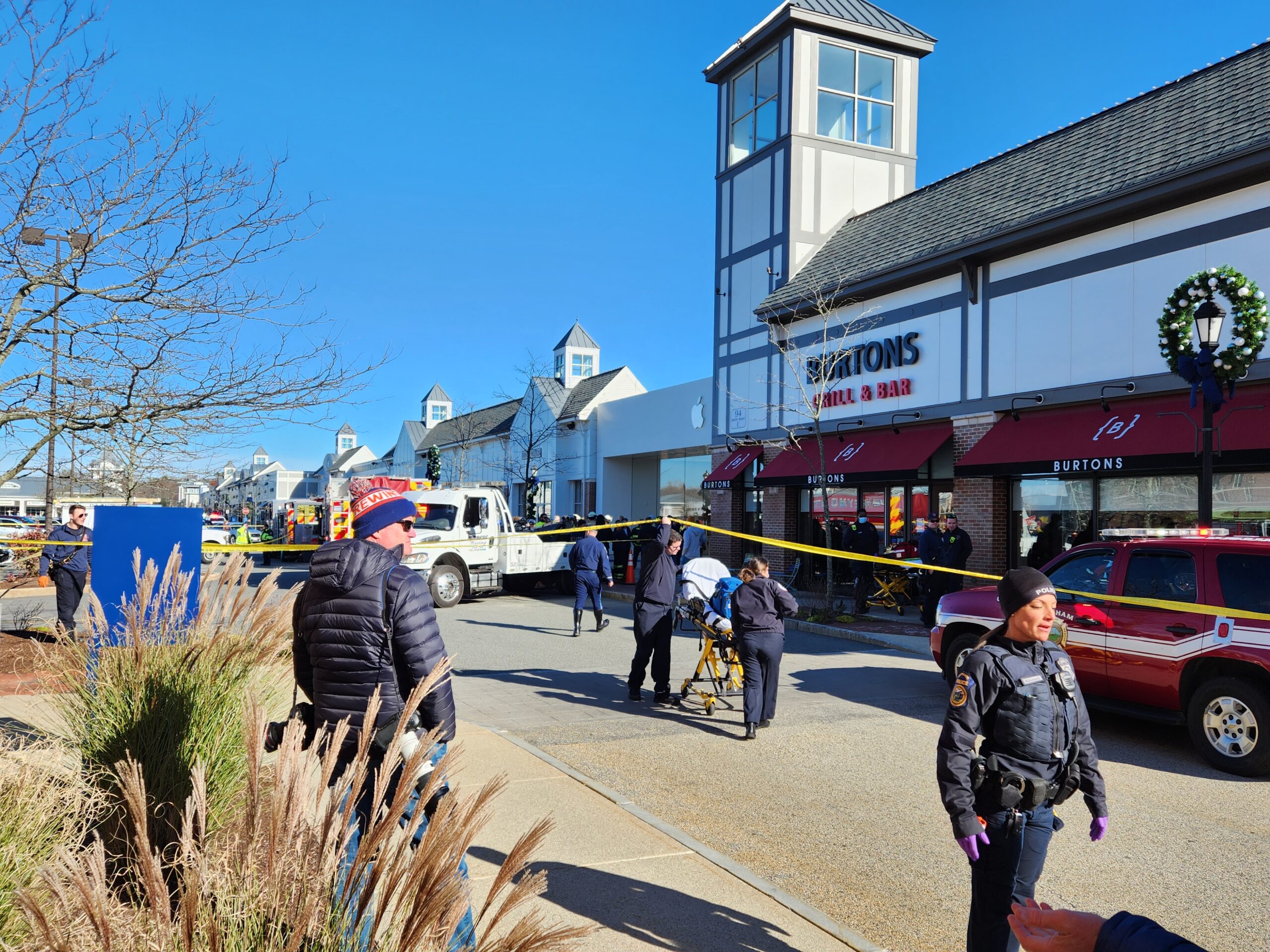One Man Arrested After Car Crashes Through Apple Store In Hingham